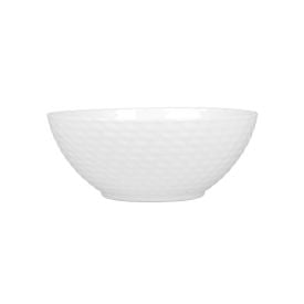 Bowl Vidro Opalino Tricô Havan Casa 600Ml - Branco
