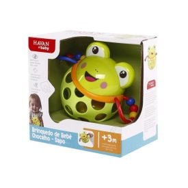 Brinquedo De Bebê Chocalho Sapo Havan Baby - HBR0769