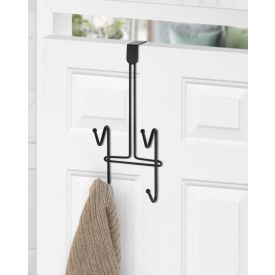 Cabide De Porta Com 2 Ganchos Black Arthi - Preto