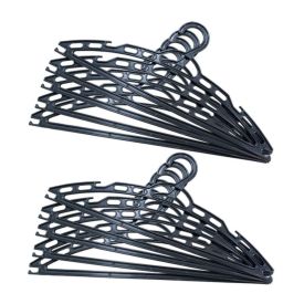 Jogo De Cabide Arqplast Super Resistente 10 Peças - Preto