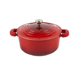 Caçarola Com Tampa Napoles Havan Casa 24 Cm - Vermelho