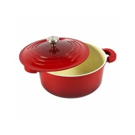 Caçarola Com Tampa Nápoles Havan Casa 24 Cm - Vermelho