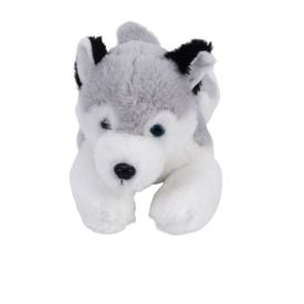 Cachorro de Pelúcia Husk Deitado Cinza - Havan Toys