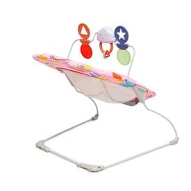 Cadeira De Descanso Bouncer Relax Com Brinquedos Voyage - Rosa Solar
