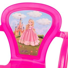 Cadeira Infantil Decorada Princesas Usual Plastic - 272