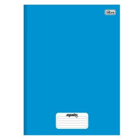 Caderno 1 Matéria Costurado Azul Mais 96 Folhas Tilibra - 116785
