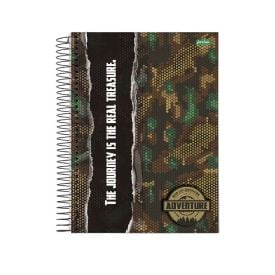 Caderno Espiral Universitário Adventure 160 Folhas Jandaia - Sortido