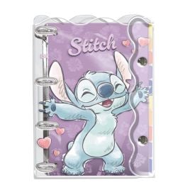 Caderno Argolado Universitário Stitch Dac - 192 Folhas