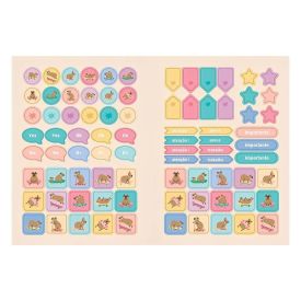 Caderno Brochura Capa Dura 1/4 Capyvibes 80 Folhas Jandaia - Sortido