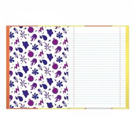 Caderno Brochura Capa Dura 1/4 Divertidamente 80 Folhas Foroni - Sortido