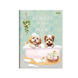 Caderno Brochura Capa Dura 1/4 Furfriends 80 Folhas Foroni - Sortido