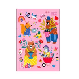 Caderno Brochura Capa Dura 1/4 Feminino Kids 96 Folhas Tilibra - Sortido