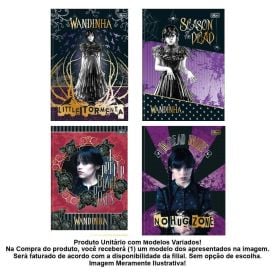 Caderno Brochura 1 Matéria Wandinha Tilibra - 348414