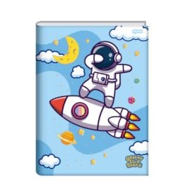 Caderno Brochura Universitário Galaxy Club Space 80 Folhas Jandaia - Sortido