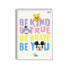 Caderno Capa Dura 1/4 Disney Emoji 80 Folhas Jandaia - Sortido