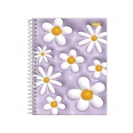 Caderno Capa Dura 1/4 Espiral Nicecream 80 Folhas Foroni - Sortido