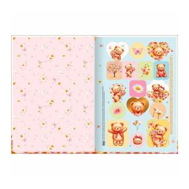 Caderno Capa Dura 1/4 Love Bears 80 Folhas Tilibra - Sortido