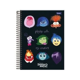 Caderno Capa Dura Papel de Carta Divertidamente 80 Folhas Foroni - Sortido