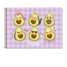 Caderno De Desenho Abacute 80 Folhas Tilibra - Sortido