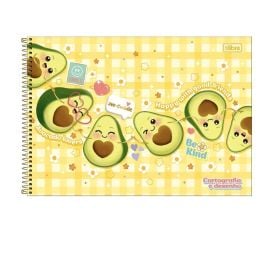 Caderno Cartografia e Desenho Abacute 80 Folhas Tilibra - Sortido