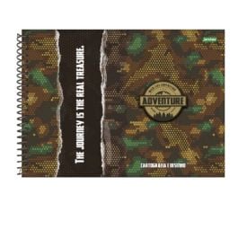 Caderno de Cartografia Adventure 80 Folhas Jandaia - Sortido