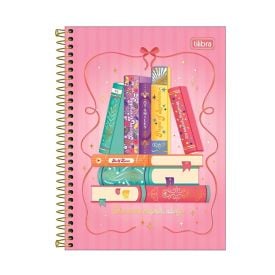Caderno Espiral Capa Dura 1/4 Bookland 80 Folhas Tilibra - Sortido