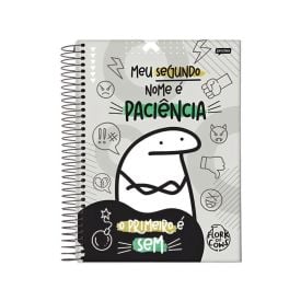 Caderno Espiral Capa Dura 1/4 Flork 80 Folhas Jandaia - Sortido