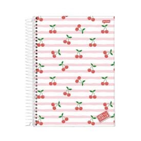 Caderno Espiral Capa Dura Stella 80 Folhas Jandaia - Sortido