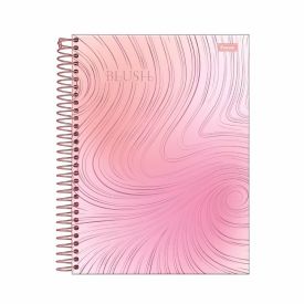Caderno Espiral Colegial Blush 80 Folhas Foroni - Sortido