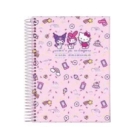 Caderno Espiral Hello Kitty Besties Forever 160 Folhas Jandaia - Sortido