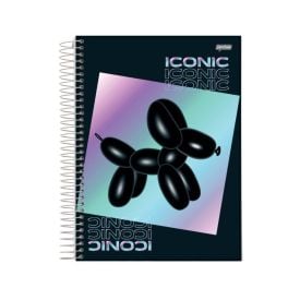 Caderno Espiral Universitário Holográfica 160 Folhas Jandaia - Sortido