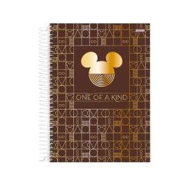 Caderno Espiral Universitário Mickey Arts Office 160 Folhas Jandaia - Sortido