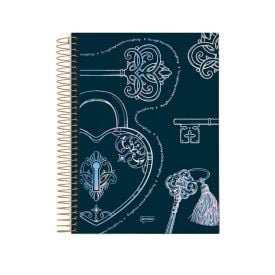 Caderno Espiral Universitário Star 160 Folhas Jandaia - Sortido