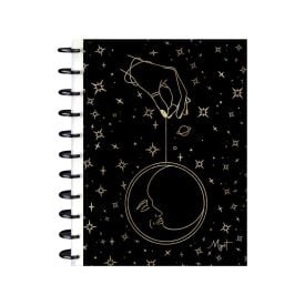 Caderno Kitdisc Myst 160 Folhas Kit Style - Preto