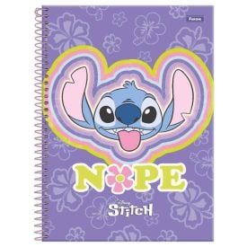 Caderno Personagem Stitch Espiral Foroni - 33.6523-8	