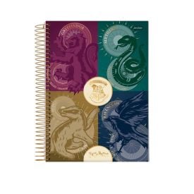 Caderno Univeritário Espiral Harry Potter 96 Folhas Jandaia - Sortido