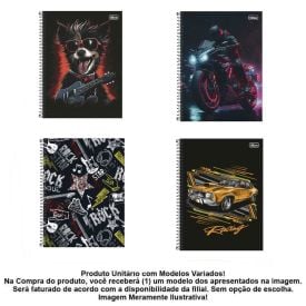 Caderno Espiral Havan 320 Folhas Tilibra - Sortido