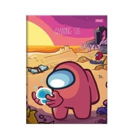 Caderno Universitário Brochura Among Us 80 Folhas Foroni - Sortido