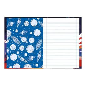 Caderno Universitário Brochura Capa Dura Spacefly 80 Folhas Foroni - Sortido