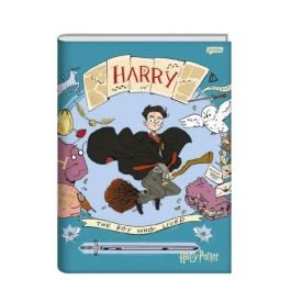 Caderno Universitário Brochura Harry Potter 96 Folhas Jandaia - Sortido