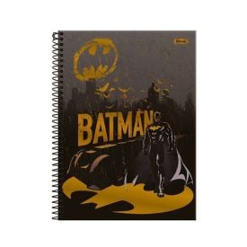 Caderno Universitário Espiral Batman 160 Folhas Foroni - Sortido 