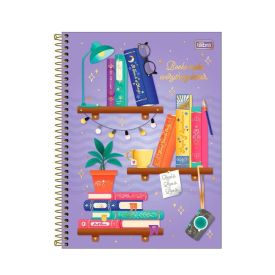 Caderno Universitário Espiral Bookland 160 Folhas Tilibra - Sortido