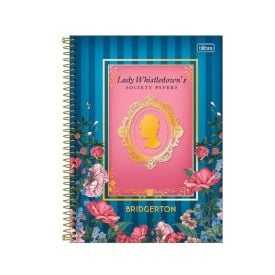 Caderno Universitário Espiral Capa Dura Connect Bridgerton 160 Folhas Tilibra - Sortido