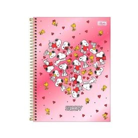 Caderno Universitário Espiral Capa Dura Snoopy 160 Folhas Tilibra - Sortido