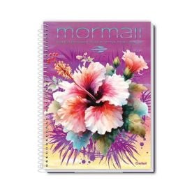 Caderno Universitário Espiral Feminino 160 Folhas Mormaii Credeal - Sortido