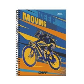 Caderno Universitário Espiral Gapp 240 Folhas Foroni - Sortido