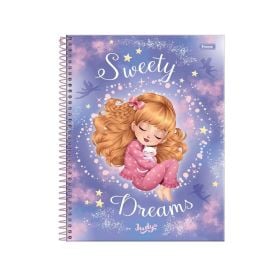 Caderno Universitário Espiral Judy 80 Folhas Foroni - Sortido