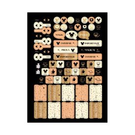 Caderno Universitário Espiral Mickey Magic 160 Folhas Jandaia - Sortido 