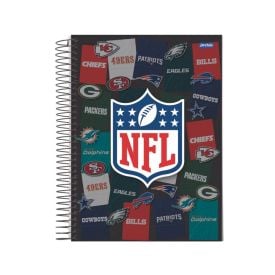 Caderno Universitário Espiral Nfl 240 Folhas Jandaia - Sortido