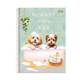 Caderno Universitário Espiral Purfriends 240 Folhas Foroni - Sortido